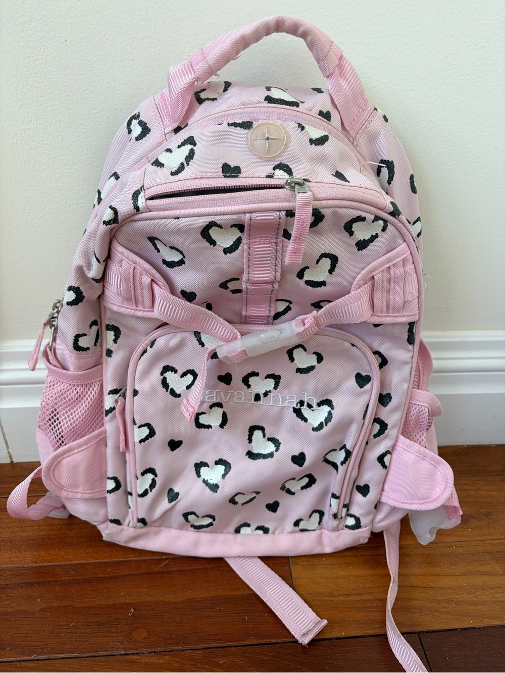 Pottery Barn Kids personalized “Savannah” backpack